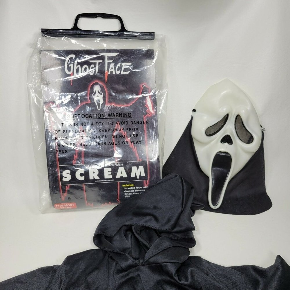 Scream Ghost Face Costume TEEN SIZE 2005 Fun World Easter Unlimited